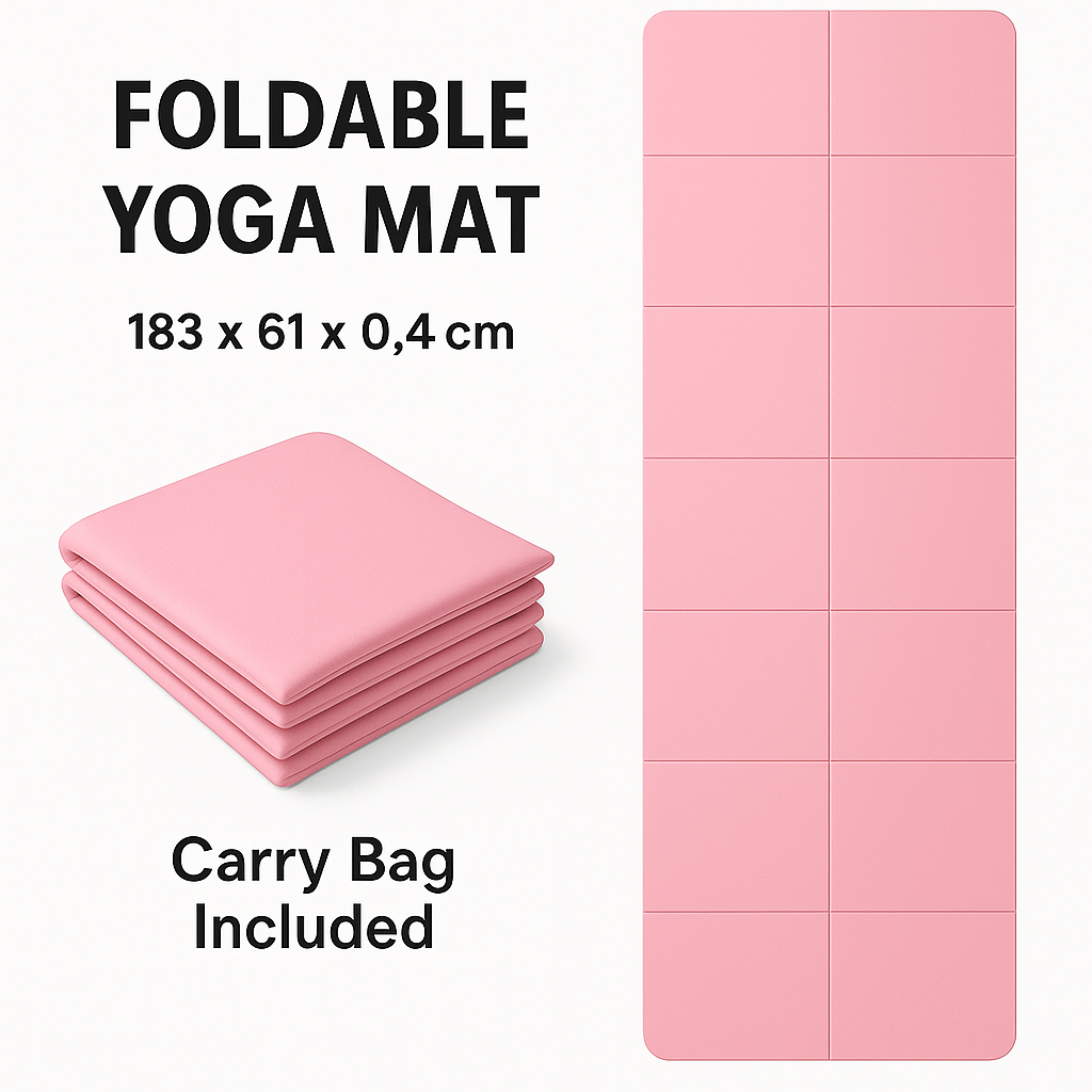 Tapis de yoga pliable en TPE pour la sieste et la relaxation